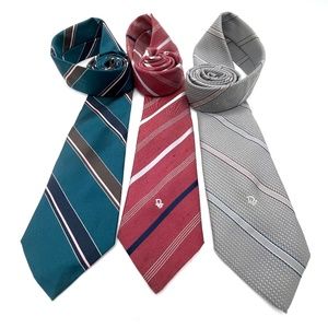 3 Christian Dior Neck ties